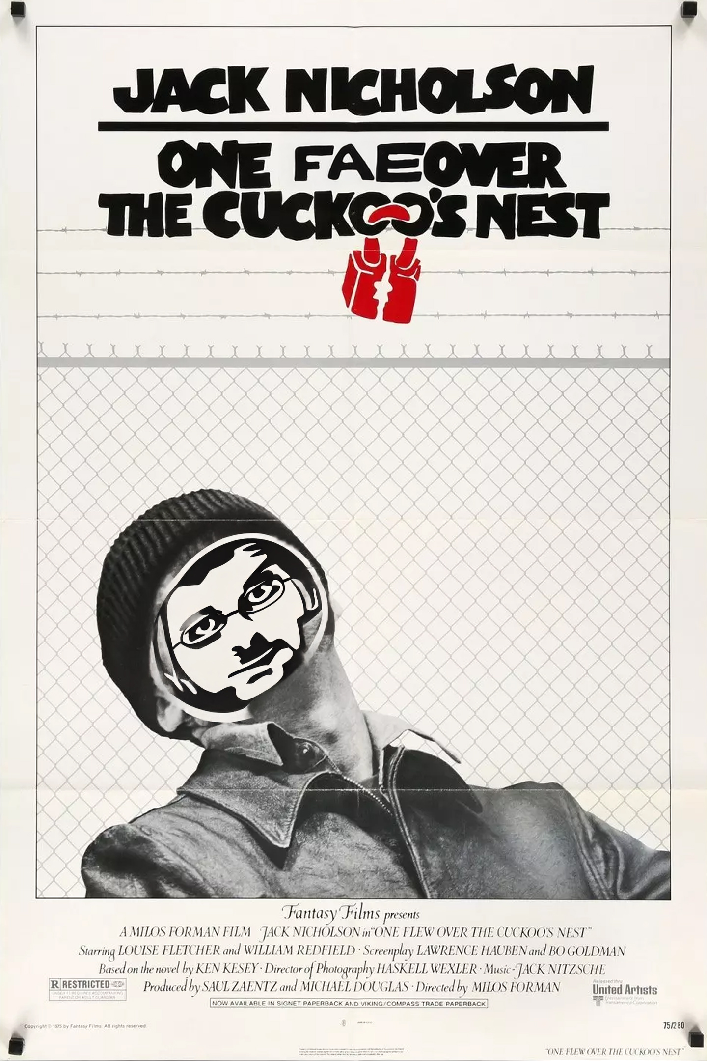 ONE FACE OVER THE CUCKOOS NEST